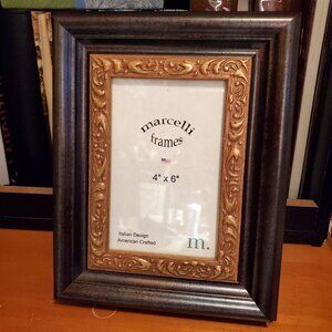 FG Galassi & Marcelli Frames - One 4x6 Handcrafted Ornate Wood Frame New in Box